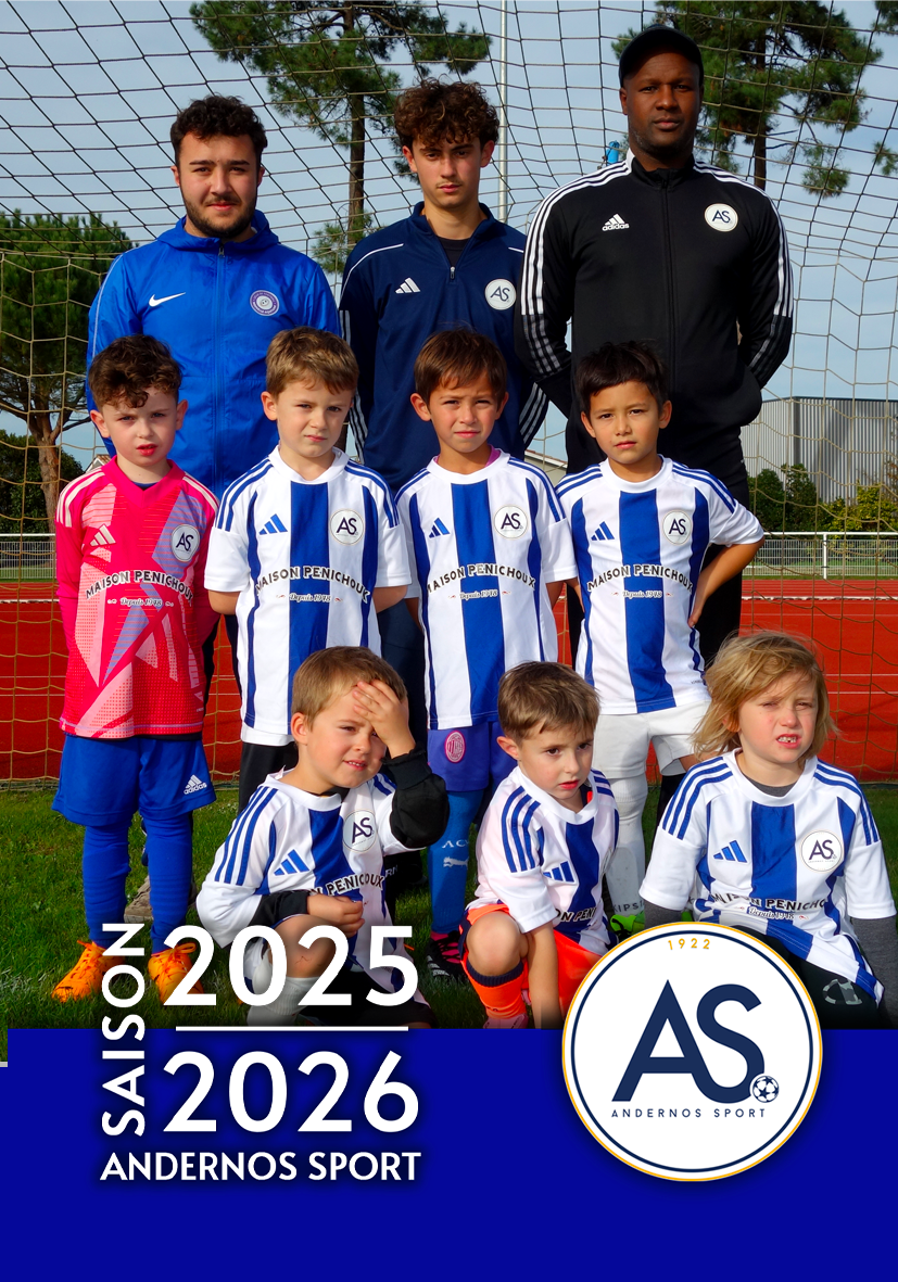 as-andernos-u6-u7 - photo equipe football a bassin arcachon - andernos